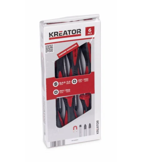 KRT400001 Sada šroubováků 6ks SL/PH/PZ
