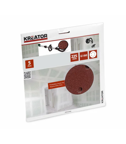 KRT232008&nbsp;Brusný kotouč na sádrokarton 225 mm G180 5ks