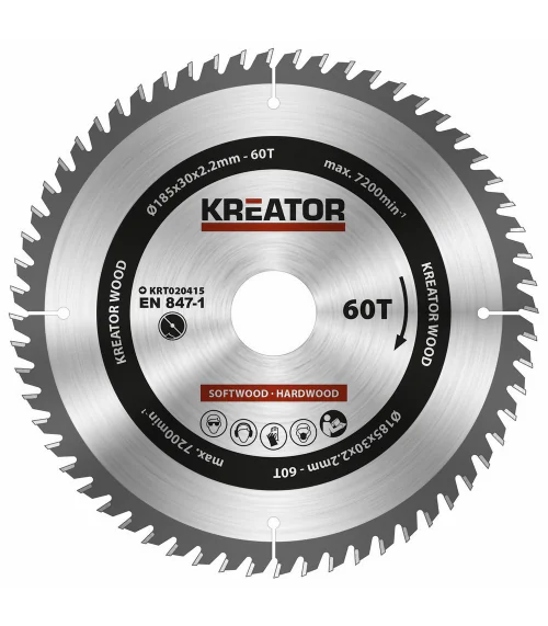 KRT020415 Pilový kotouč na dřevo 185mm, 60T