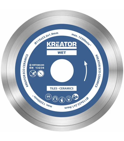 KRT080200 Diamantový kotouč celoobvodový 115mm 3ks sada