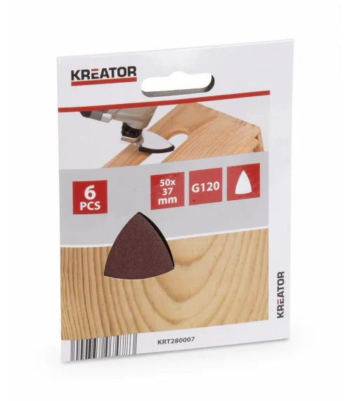 KRT280007 Brusný papír 50mm prstového tvaru G120 6ks