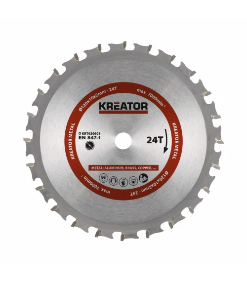 KRT020603 Pilový kotouč na kov 120 mm, 24 Z