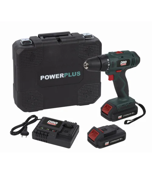 POWP8040 Aku šroubovák / vrtačka 18V 2,0Ah LI-ION 2BAT