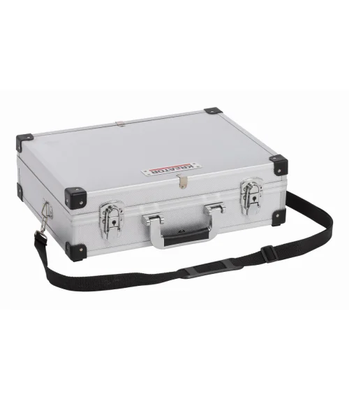 KRT640101S Hliníkový kufr 420x300x125mm stříbrný