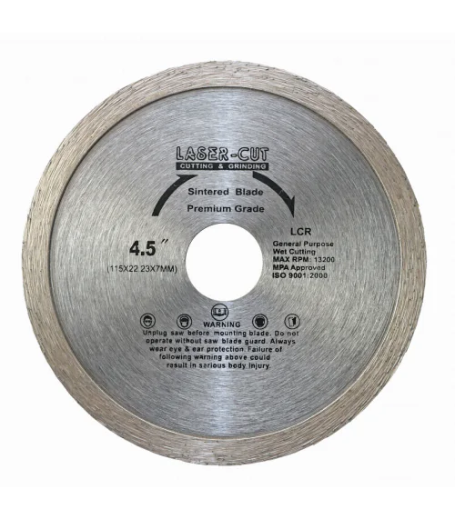 L00101 Diamantový kotouč celoobvodový 115 x 22,23 x 7mm LCR