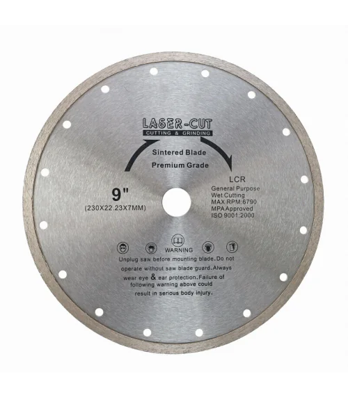 L00105 Diamantový kotouč celoobvodový 230 x 22,23 x 7mm LCR