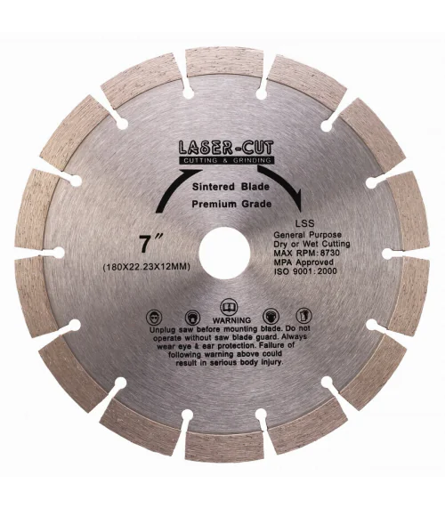 L00109 Diamantový kotouč segmentový 180 x 22,23 x 12mm LSS