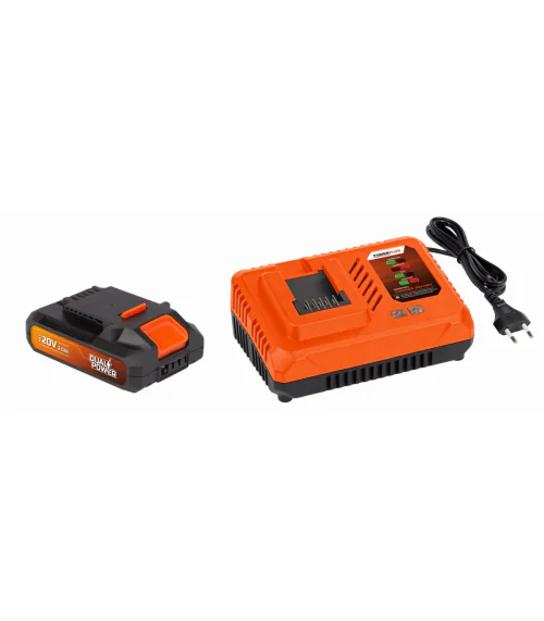 POWDP9062 Nabíječka 20V/40V + Baterie 20V LI-ION 2,0Ah