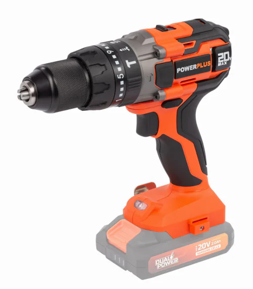 POWDP15200 Aku šroubovák / vrtačka s příklepem 20V (bez AKU)
