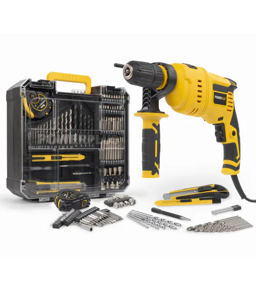 POWX0265 El. Vrtačka s příklepem 800 W 78 ks příslušenství